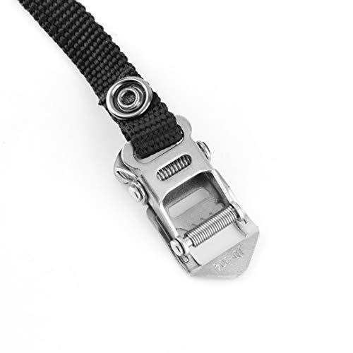 1 Pair MTB BMX Bike Cycling Pedal Nylon Straps Clips Replacement Black Pedal Toe Straps New Brand Durable