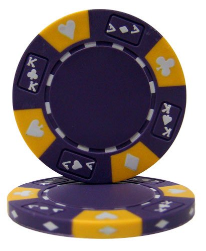 TMG Ace King Suited 3 Color Clay 14gm Poker Chip Sample Set - Includes Bonus Chip Spacer!