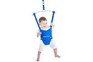 HI SUYI Baby Door Jumpers and Bouncers Exerciser Set with Door Clamp Adjustable Strap for Toddler Infant 6-24 Months CPC & CE Certified