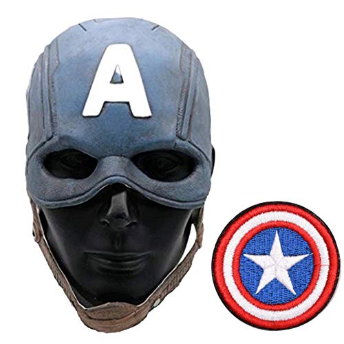 steve rogers captain america shield and helmet