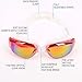 Actorstion Mirrored Swim Goggles Soft and Comfortable - Anti-Fog UV Protection, Best Tinted Swimming Goggles with Case - Aqua Sphere, or Ispeed - Adult Men or Women, Premium Quality (Pink)