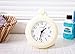 UPIT Water Resistance Clock with String 4.72 x 1.57 x 5.71 inch, (Ivory)