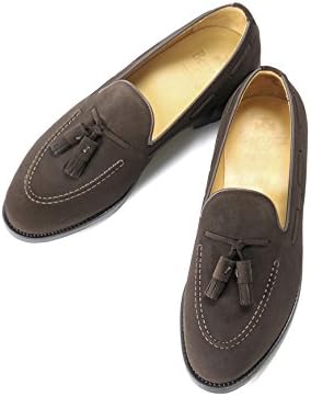 Amazon バーウィック 1707 スエードタッセルローファー 4171 173 ダークブラウン 茶 5 ローファー スリッポン