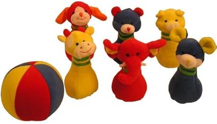 plush bowling set
