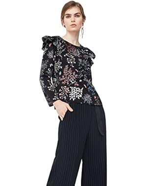 Mango Women's Decorative Ruffle Blouse