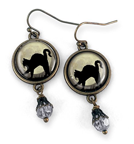Black Cat Earrings