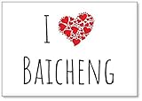 I Love Baicheng, fridge magnet