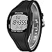 Stopwatch Wrist Watch Mens Digital Sports LED Simple All in The Weather,Luminous Display 24 Hours (Black)