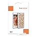 kwmobile Crystal TPU Silicone Case for > Sony Xperia X < in rose gold transparent Design flakes