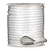 attwood Solid Braid MFP Anchor Line with Thimble (White, 3/8-Inch x 100-Feet)