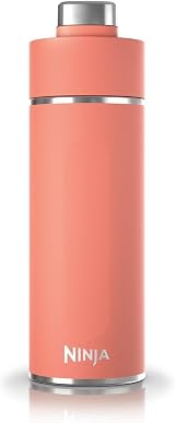 Ninja Thirsti 700 ml Water Bottle Leak-Proof Lid Triple Insulated Coral