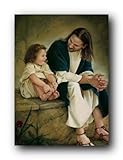 LDS Friends 5x7 Print - Giclée on Paper - Liz Lemon Swindle - Jesus Christ Art