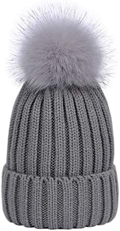boys grey pom pom hat