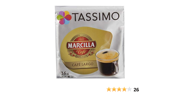 Capsulas Tassimo Marcilla Café Largo 80 bebidas NOVEDAD : Amazon.es:  Alimentación y bebidas