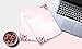 100 Stationery Writing Paper, with Cute Floral Designs Perfect for Notes or Letter Writing - Violets