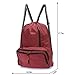 Drawstring Backpack Cinch Sack Foldable Sackpack Lightweight Gym Sack for Swimming Travel Beach Dancing Gym Sports