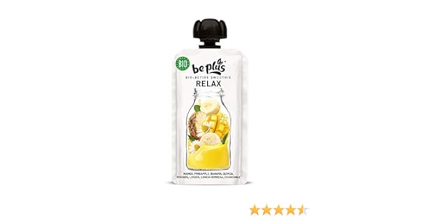 Be Plus 💪😋🍼 Smoothie Ecológico, Bioactivo y Relajante 150 g ...