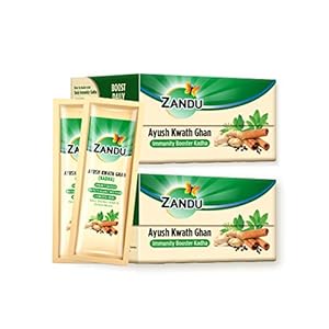 Zandu Ayush Kwath Ghan Powder – Enriched with the Goodness of Tulsi, Dalchini and other Ayurvedic Herbs, Helps for…