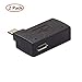 Fun-Home 2Pack Right Angle USB 2.0 Micro Male to USB Female Host OTG Adapter for Samsung, Firestick,Playstation Classic, SNES Mini/Classic,Chromecast and More Smartphone or Tablet with Power Features