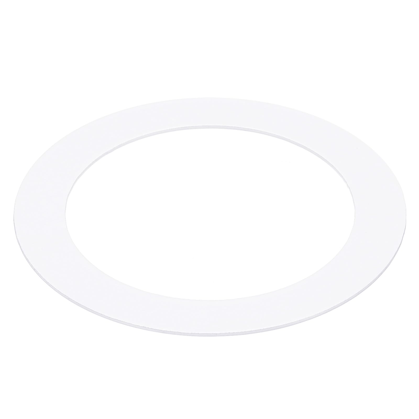 PATIKIL 2.2" ID 2.99" OD Goof Rings for Recessed Light, Gloss White Goof Metal Trim Ring Lighting Fixture for Ceiling Wall Recessed Can Downlights