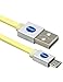 Micro USB 2.0 Flat Cable, Deego 10ft High Speed Micro-USB to USB Cable for Samsung S7 edge,S6 edge,Note 5/4/3, HTC, LG, Nokia, Motorola - Yellow