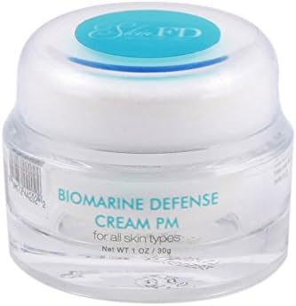 Biomarine Defense Cream PM - Best Intensive Night Repair Facial System With Skin Lift Effect - Targets Wrinkles &amp; Fine Lines - Renews and Restores Skin Texture and Elasticity - Rich, Light and Easily Absorbing - All Natural Skin Booster - Effective For Both Men and Women - Your All Night Anti Aging, Anti Wrinkle Solution For All Skin Types - Fantastic Sun Damaged Skin Treatment - Made in the USA - 100% Satisfaction Guaranteed.