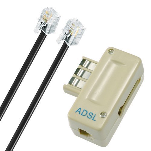 Filtre ADSl + câble RJ11/RJ11 M/M Amazon.fr Hightech