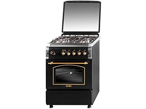SVAN SVK6601RN - Cocina (Cocina independiente, Negro, Botones ...