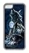 iPhone 5C Case,Bark At The Moon Wolf Custom TPU Soft Case Cover Protector for iPhone 5C Transparent