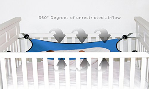 Crescent Womb Infant Safety Bed - Breathable & Strong Material That Mimics The Womb While Reducing The Environmental Risks Associated With Early Infancy, Sky - Thumbnail 2
