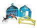 Breyer Stablemates Frolicking Foals Pocket Barn and Horse Play Set (1:32 Scale)