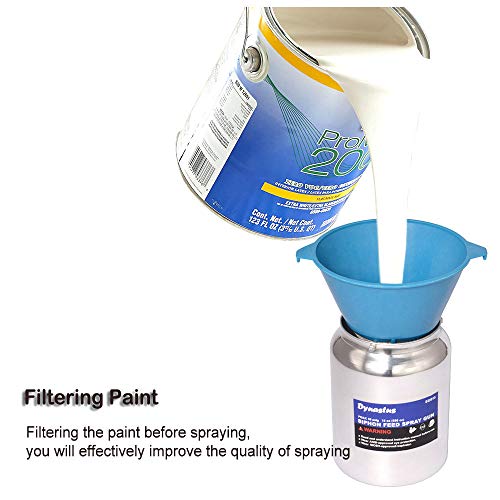 High Pressure Air Suction Siphon Feed Spray Gun for Spraying Oil-Based or Latex Paints, with Filtering and Cleaning Kits