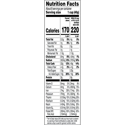 CAP’N CRUNCH BREAKFAST CEREAL, PEANUT BUTTER CRUNCH, 11.4OZ BOX