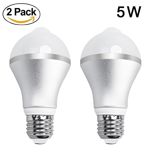 Motion sensor light bulb - aukora e26/e27 led light bul…