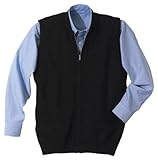 Ed Garments Men’s Two Pockets Sweater Vest, NAVY, Medium, Online Clothing Store