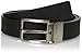 Calvin Klein Men's Calvin Klein Round Edge Buckle 35mm Reversible Belt, black/Brown Gun, 36