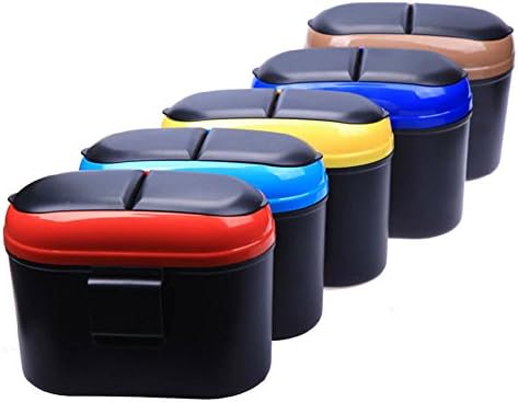 HomeFast Car Mini Trash Dustbin Box Case Holder Bin Hook Home Office Small Trash Can (Car Transhbin)