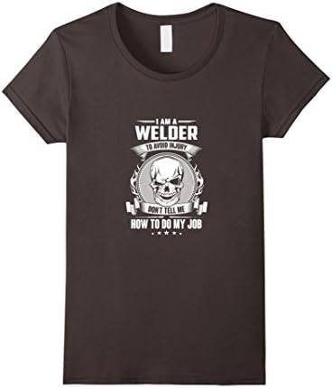 Women's I am a welder tshirt Medium Asphalt