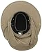 JFH GROUP Wide Brim Unisex Safari Outback Summer Hat with Neck Flap (Brown FB, Medium)