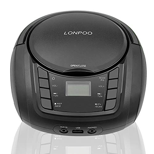 1 LONPOO+Portable+Boombox+Bluetooth4+0+Headphone