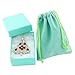 EVER FAITH Art Deco Christmas Tree Brooch Clear w/Red Austrian Crystal Gold-Tone