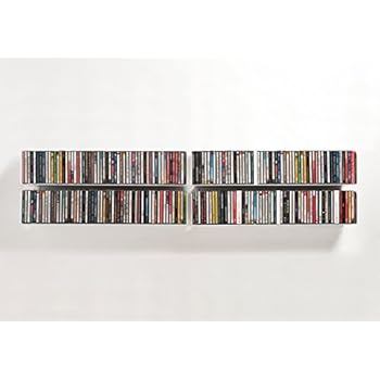Amazon.com: Modern Wall Mount Cd DVD Media Rack Storage