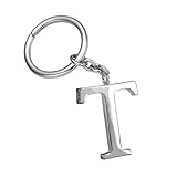 Z540_B New Arrival Adorable Alphabet Initial Letter T Keychain Key Ring