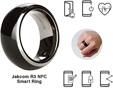 Jakcom R3 NFC Smart Ring Electronics Mobile Phone Accessories compatible with Android IOS SmartRing Smart Watch (#10(63mm))