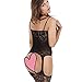 Lingerie Bodystockings, Classic Sexy Crotchless Fishnet Lingerie Bodysuit Stockings for Women