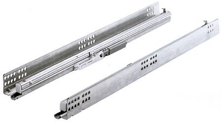 Hettich 18in Quadro Soft Closing Drawer Slide IW21