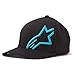 ALPINESTARS Men's Corp Shift 2 Flexfit Hat, Black/Blue, Large/X-Large