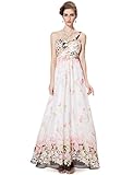 Ever Pretty One Shoulder Ruched Bust Long Printed Resort Evening Dress 08394