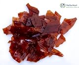 Dewaxed Ruby Shellac Flakes. 1 LB or 16 OZ.