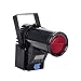 GBGS DMX Pinspot 12W RGBW Color-Changing LED Pinspot DMX512 Narrow-Beam Pinspot Stage Lighting Effect for DJs, KTV, Discos and Parties